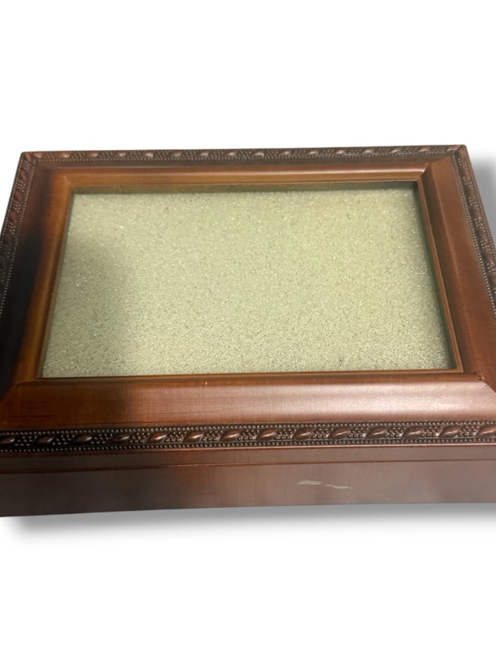 Wood Sankyo Music Jewlery box with Interchangeable Image